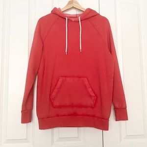 Red Vintage Distressed Hoodie